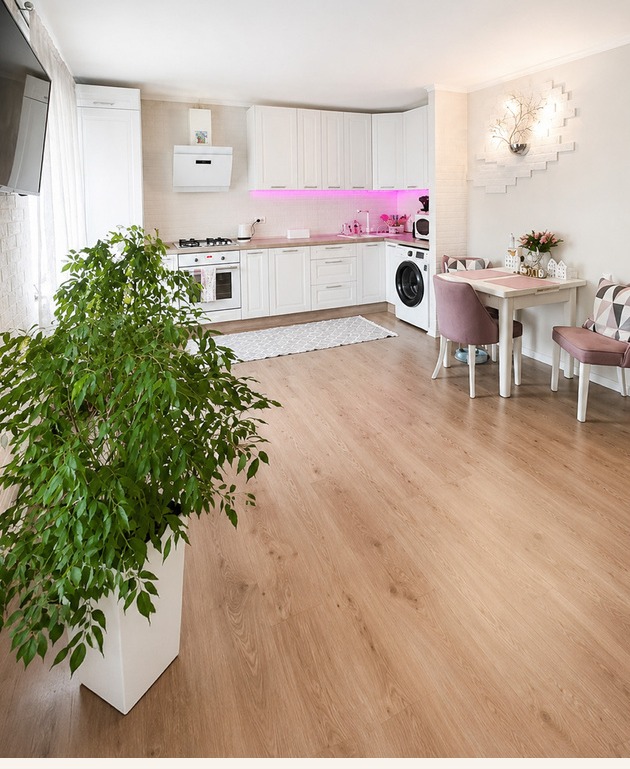 Kitchen photo retouching for real estate listing, after editing